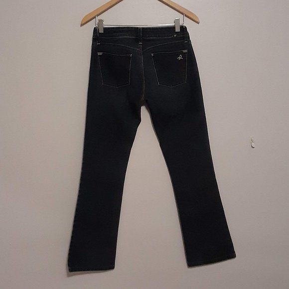 DL 1961 Women's Cindy Slim Bootcut dark wash 4 way 360 stretch Comfort jeans - Picture 3 of 10